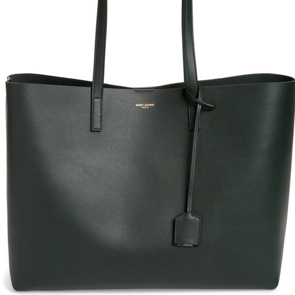 Saint Laurent Bags Saint Laurent Shopping Leather Tote Black 45